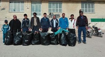 قرار سبز در روستای مشکان استان فارس
